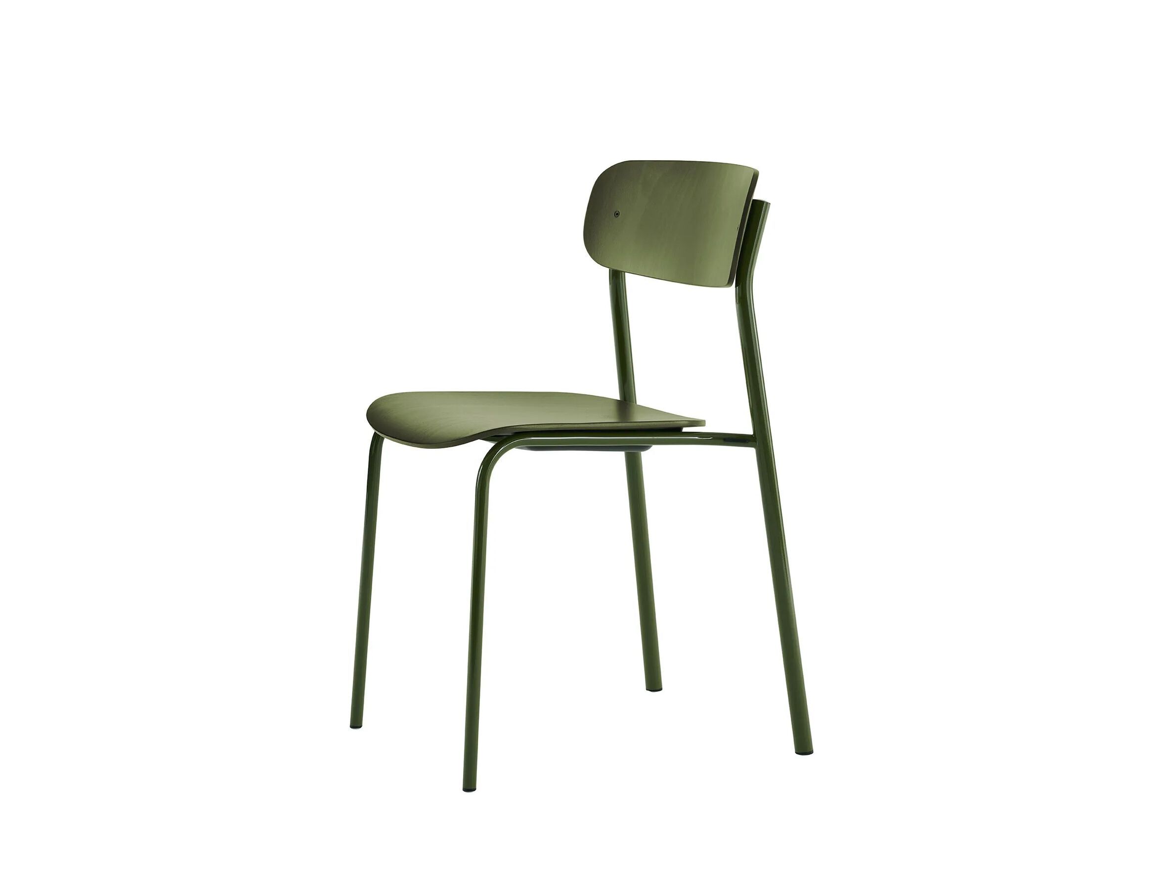 Штабелируемый стул из стали и дерева с открытой спинкой THONET S 243 ARCH-00060338 - Вид №10