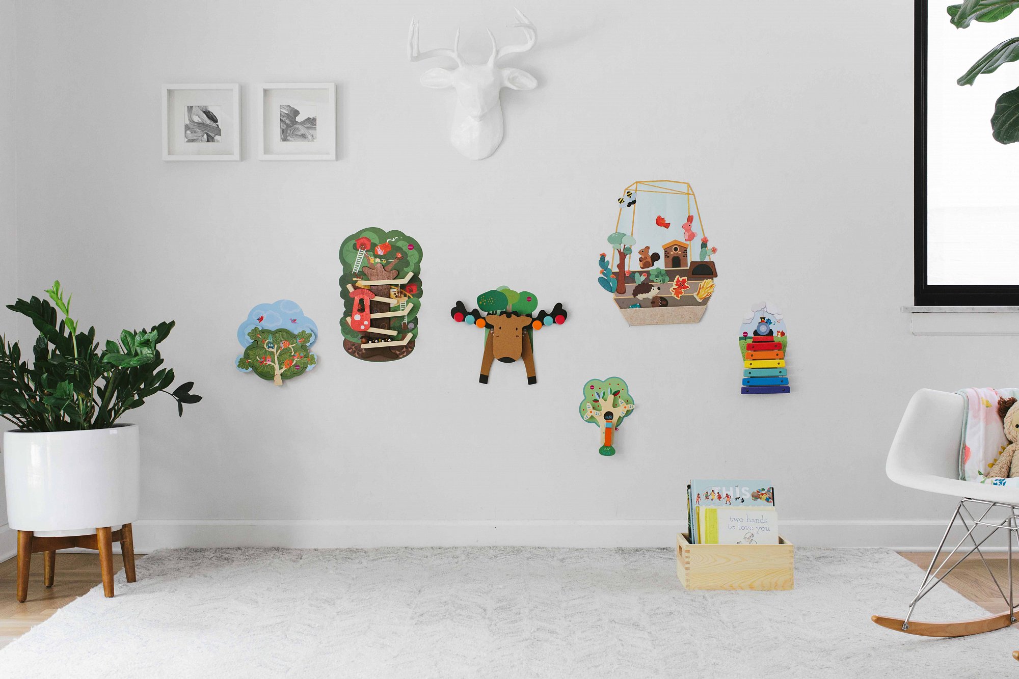 Развивающая игрушка на стену Vertiplay "Лось Гуфи" ORIBEL  322597 Коричневый Santreyd  - Вид №8