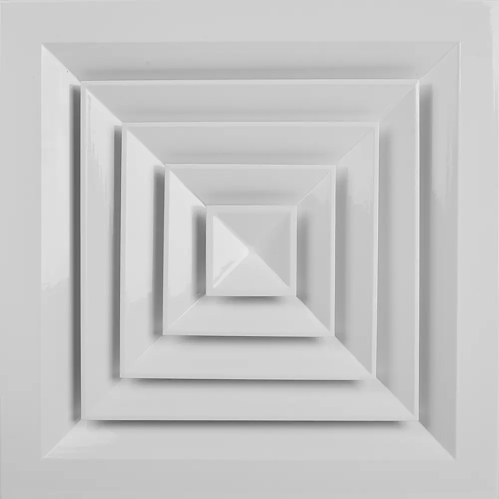 Диффузор вентиляционный Ore ДП4 450x450 мм пластик цвет белый STLM-2086649 - Вид №3