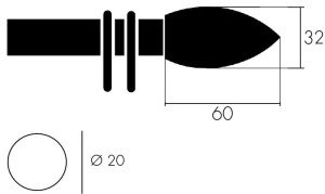 Карниз из нержавеющей стали