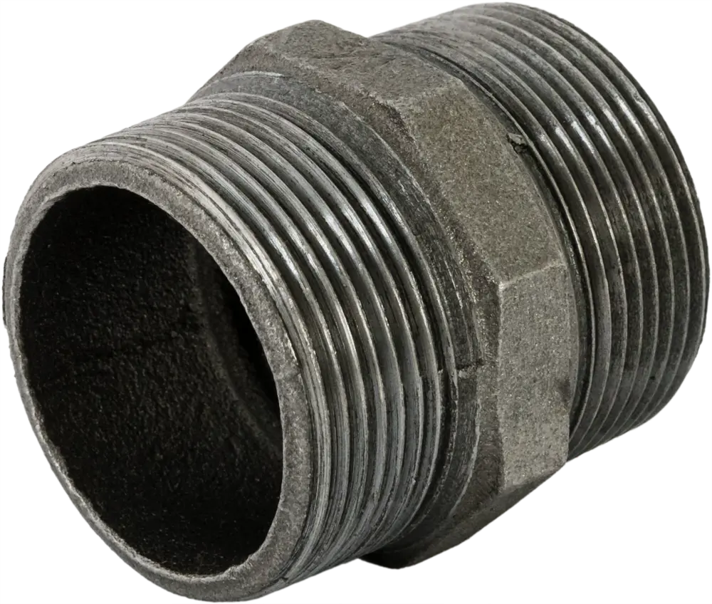 82208665 Ниппель 1 1/2" чугун цвет чёрный 127-3621 STLM-0810981