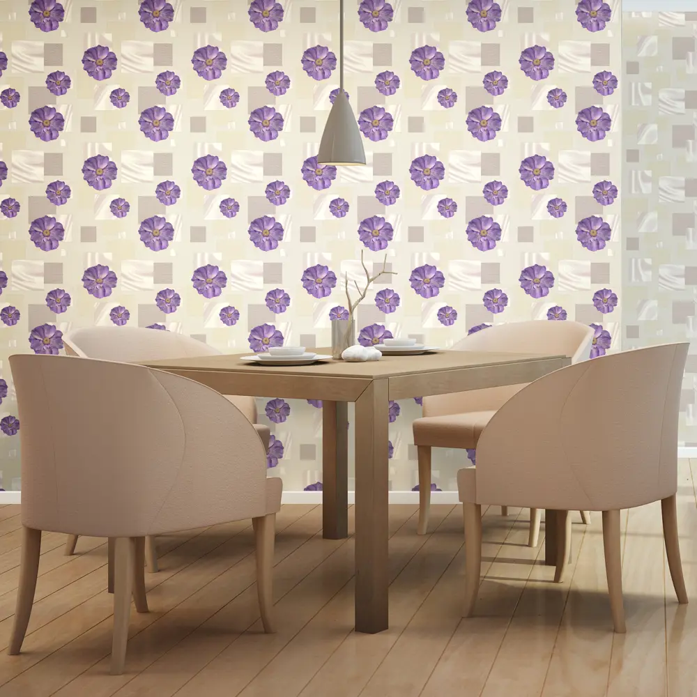 Обои виниловые Elysium Герда фиолетовые 0.53 м 97503 STLM-2092288 - Вид №2