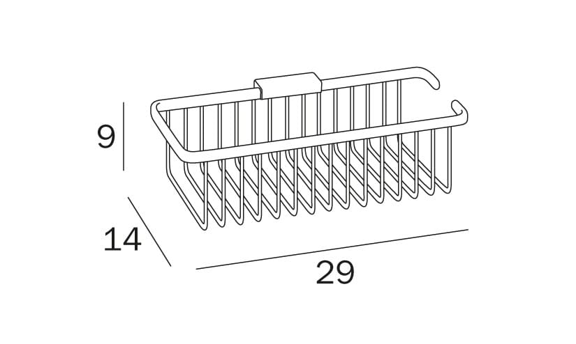 Металлическая настенная мыльница INDA® HOTELLERIE ARCH-00128667 - Вид №1