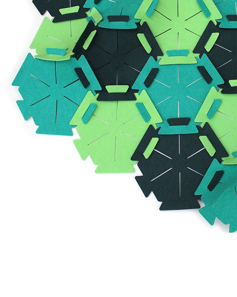 Акустическая подвесная панель из ПЭТ Slalom войлок ARCH-00038651 - Вид №8