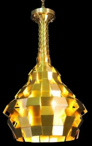 Tisserant Люстра из бронзы Origami