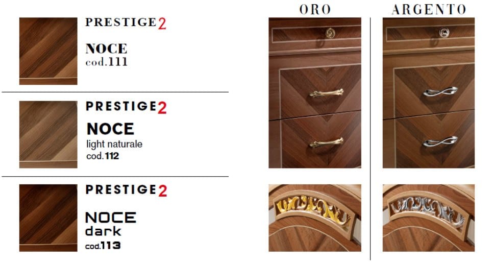 Деревянная тумбочка с ящиками CASA +39 Prestige 2 ARCH-00015908 - Вид №3