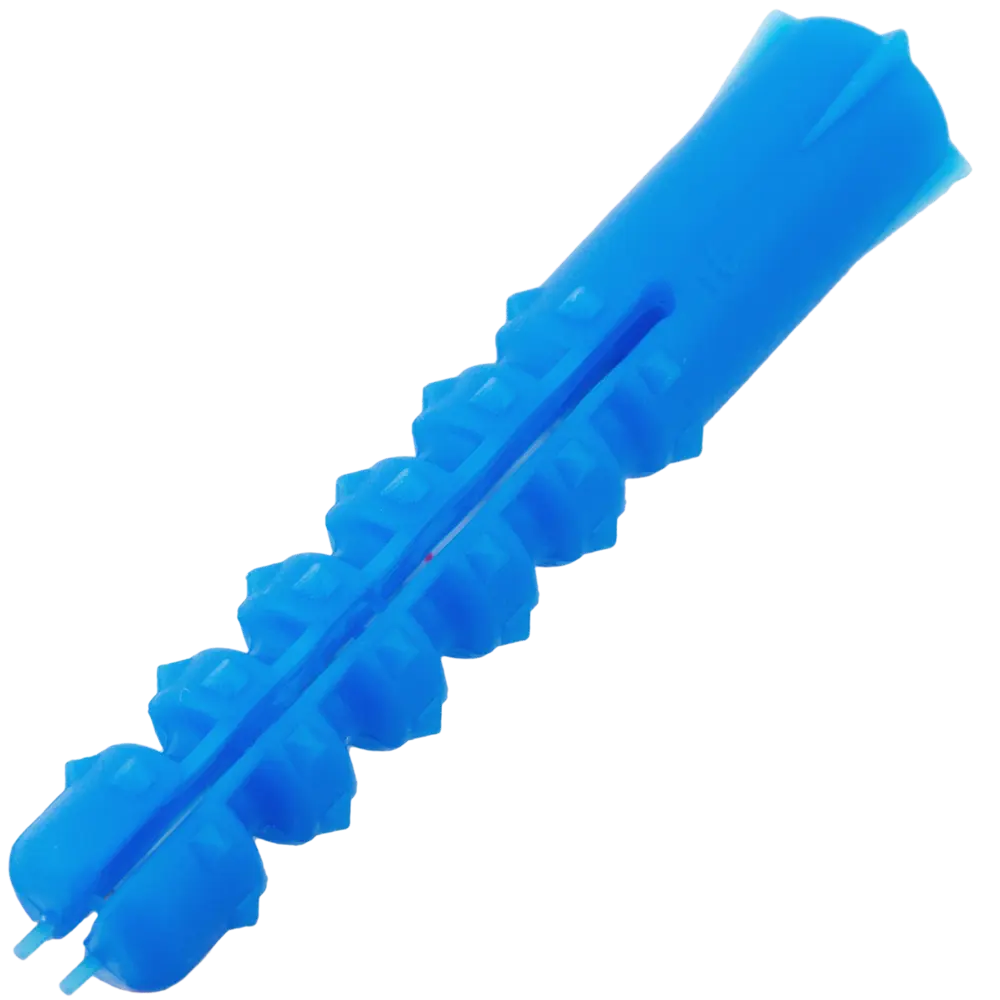 Дюбель с шипами для полнотелых материалов 10х60 мм полипропилен цвет синий 150 шт НЕВСКИЙ КРЕПЕЖ STLM-2009186 - Вид №1