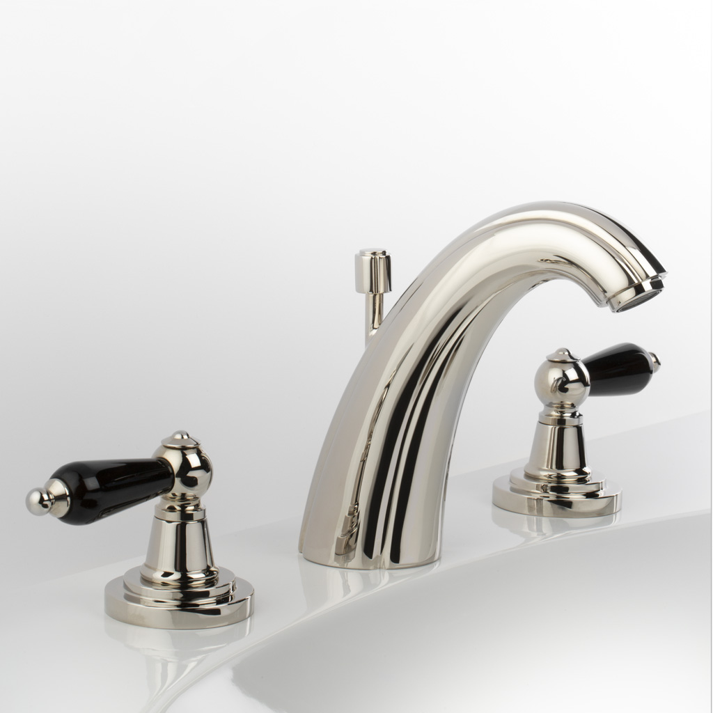 C21-1301 C21-1301 Смеситель для раковины на 3 отверстия АЛИЗЕ С РЫЧАГАМИ Cristal & Bronze ALIZÉ À MANETTES  - Вид №1