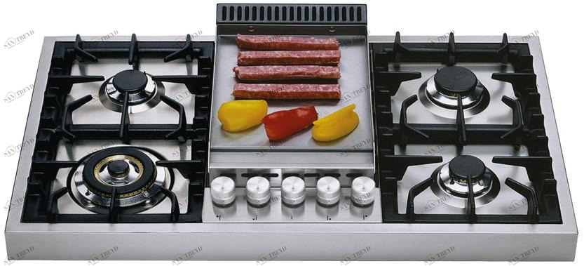 Ilve Газовая плита из нержавеющей стали Professional plus Hap95fc Santreyd 