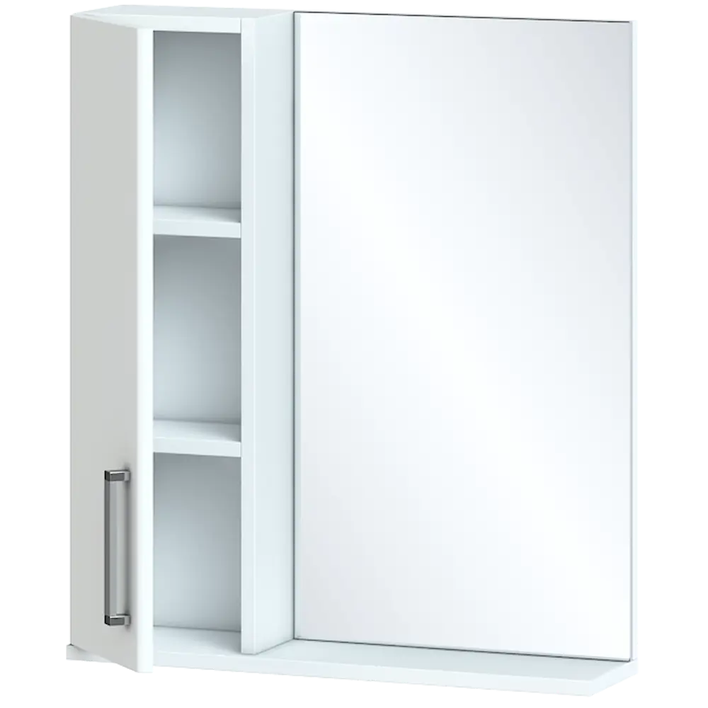 Шкаф зеркальный подвесной Vigo Eggo 75x68 см цвет белый STLM-2162328 - Вид №2