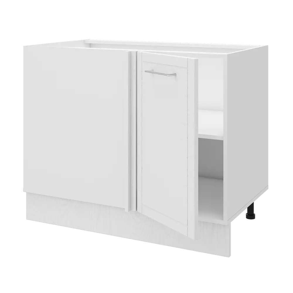 Напольный шкаф Агидель 100x82.5x58 см KONSENSA ЛДСП цвет белый STLM-2026488 - Вид №3