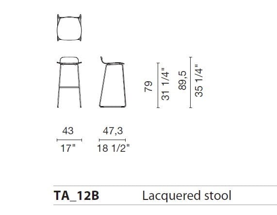Штабелируемый мягкий стул из кожи или ткани CAPPELLINI Тейт ARCH-00100014 - Вид №10