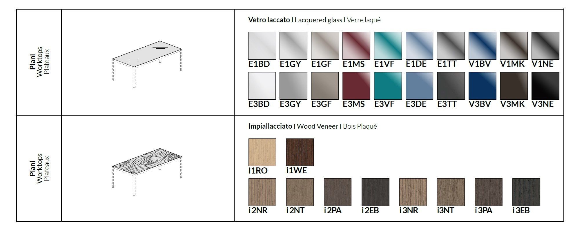 Прямоугольный стол для совещаний из лакированного стекла About Office Hype ARCH-00091022 - Вид №4