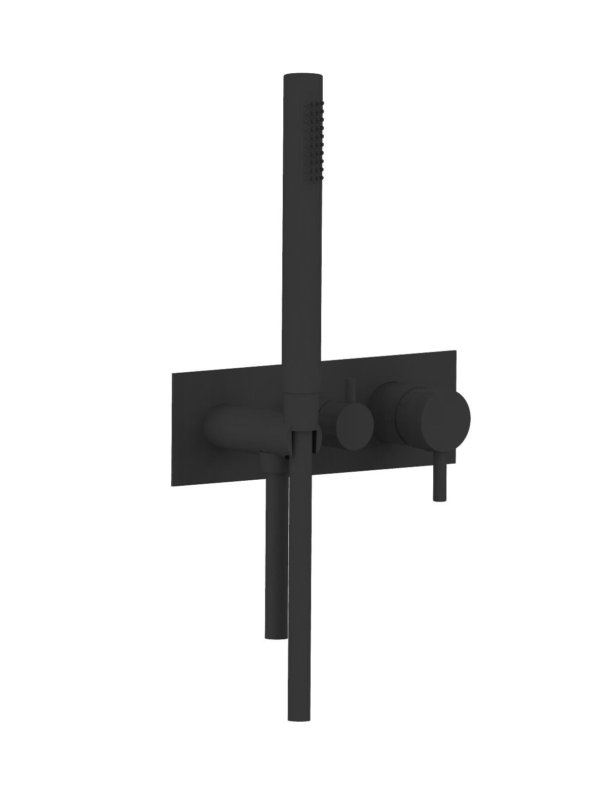 Настенный смеситель для ванны с 3 отверстиями и ручным душем Rubinetterie Frattini отдельная эстетика ARCH-00136591 - Вид №51