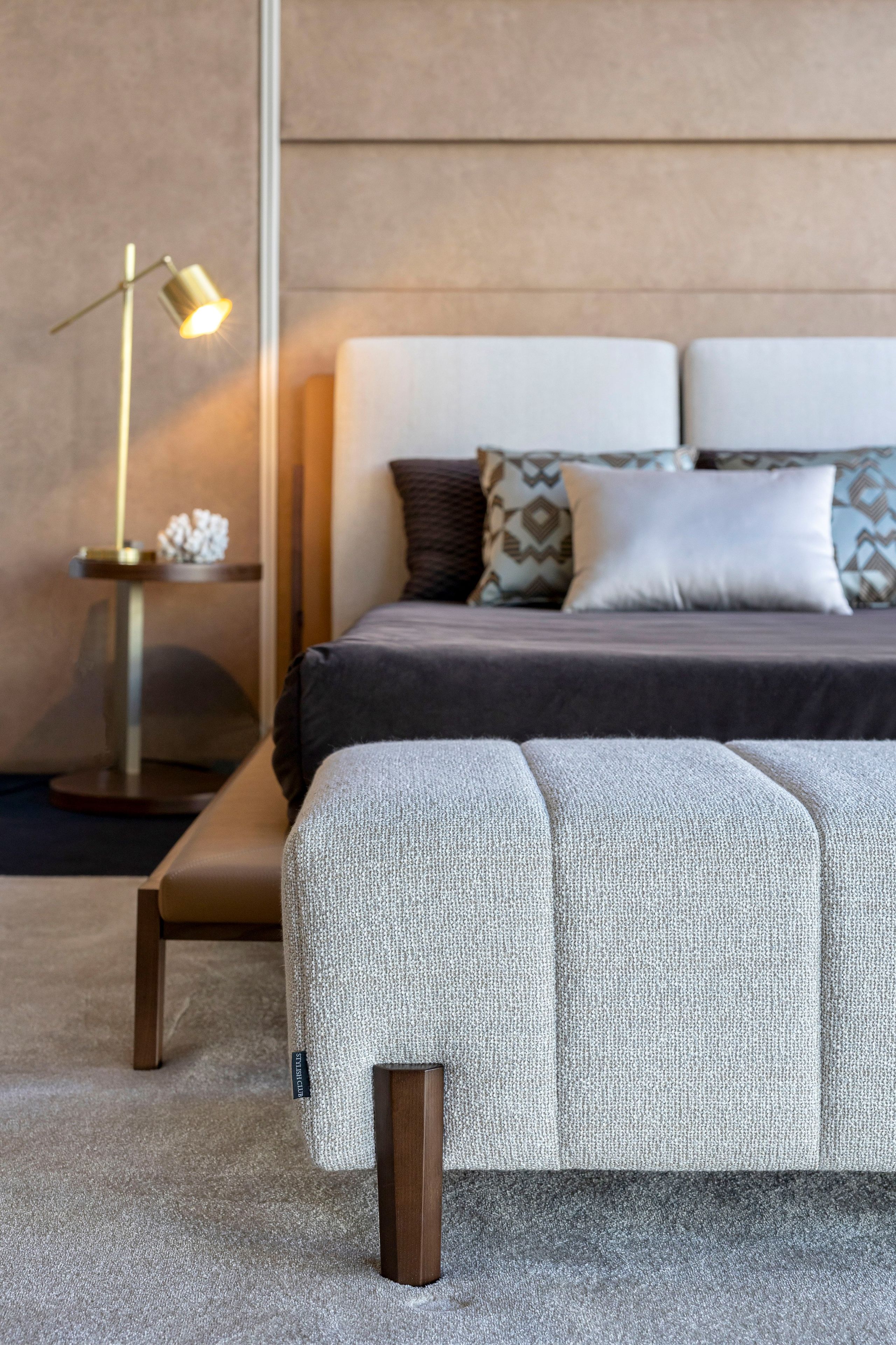 Мягкая скамейка из ткани Stylish Club Земля ARCH-00019504 - Вид №9