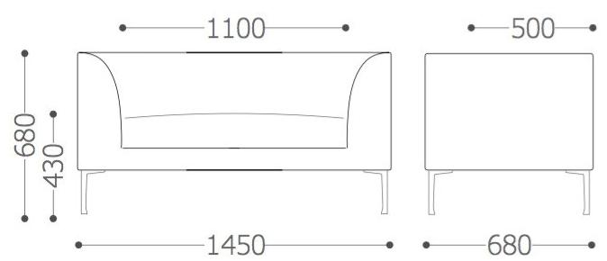 VAGHI 2-х местный диван Alias as As20 - Вид №4