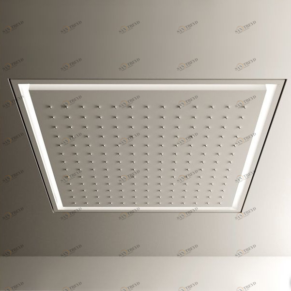 Moma Design Душевая лейка с доп.опциями Luce-Led SQUARE 500 LED RAIN SHOWER белая Shower Wall SQSH0355OPTIONALLUCELED