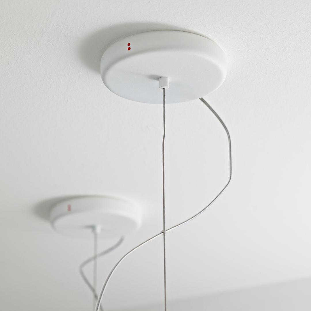 Fabbian F07A09 01 white подвесной светильник Lumi 89071 - Вид №3