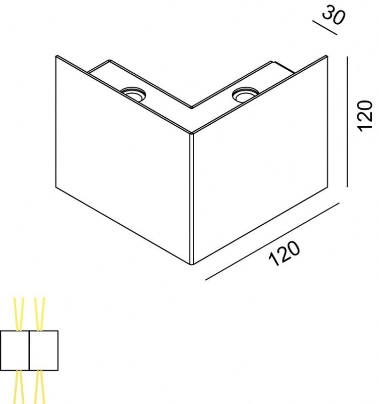 Lucifero's Настенный светильник из металла sun-id-1352706 - Вид №2