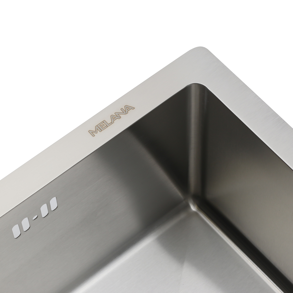 Мойка R5245H MELANA ProfLine 3,0/200 САТИН врезная прямоугольная MLN-R5245H - Вид №2
