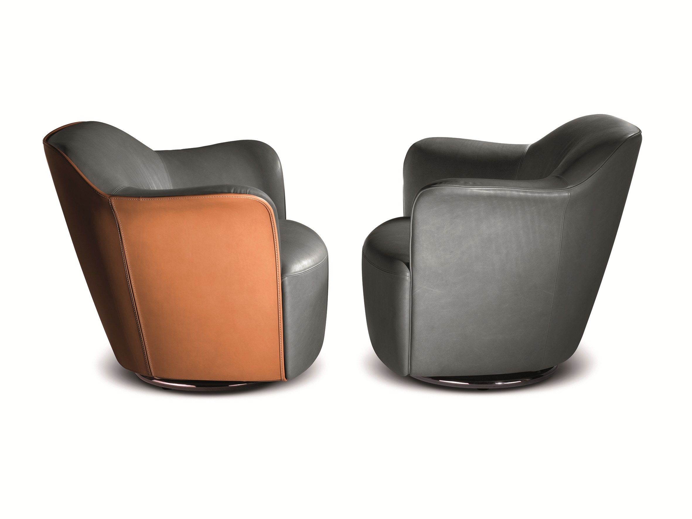 Кожаное кресло с подлокотниками Poltrona Frau коллекция - диваны и кресла ARCH-00050101 - Вид №1