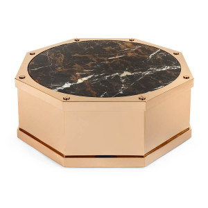 450219-76 ABHIKA КОФЕЙНЫЙ СТОЛ ЯХТА H34 D95 BROWN