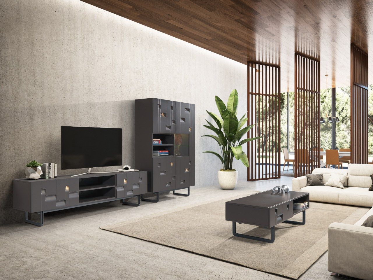 Низкий ТВ-шкаф animovel карат ARCH-00048253 - Вид №1