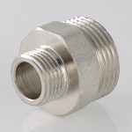 VTr.580.N.0604 Фитинг резьбовой – ниппель переходной Valtec 1" х 1/2"  - Вид №3