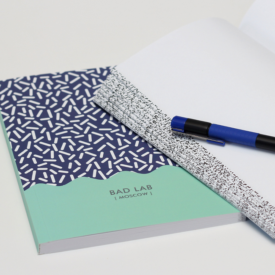 0213 Блокнот а5 memphis - ripple BadLab  - Вид №2
