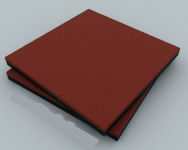 Резиновая плитка ecospline 500*500*30 мм EcoSpline