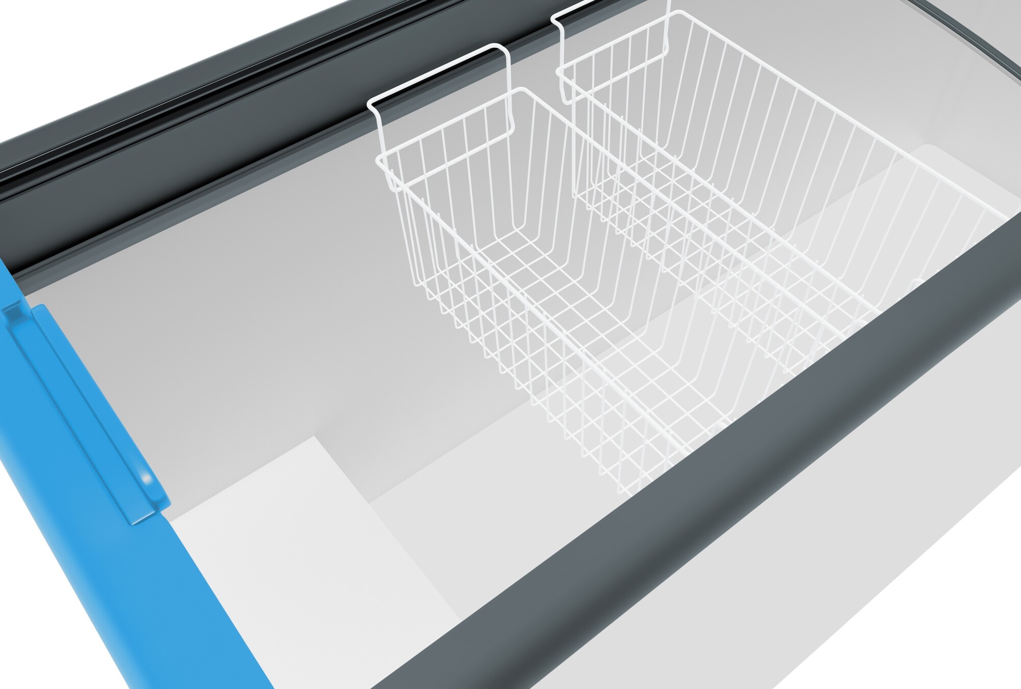 1229606 Морозильный ларь Frostor Gellar FG 375 E белый, синий STDN-0041304 - Вид №1