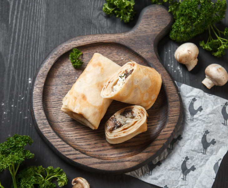 5793 Блины с грибами и сыром Вкусляндия  - Вид №1