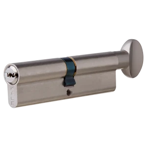 Цилиндр Kale 164SM-100-C-NI, 45х45 мм, ключ/вертушка, цвет никель 82394790 STLM-2206291