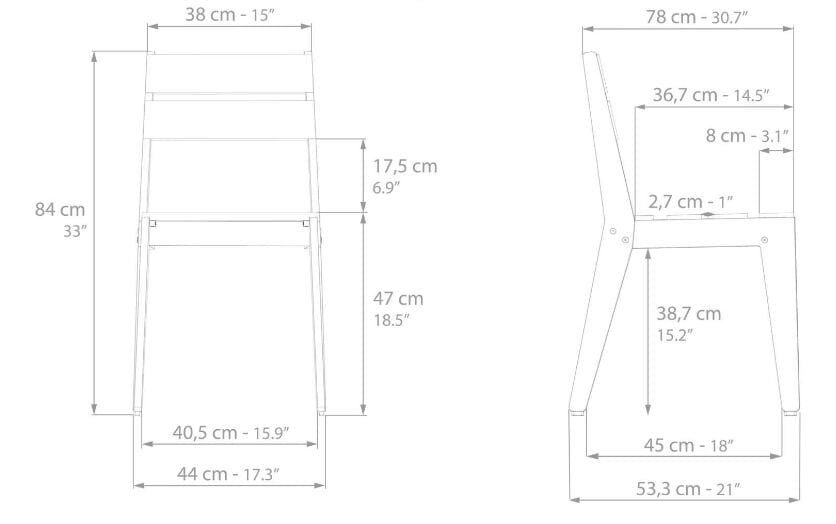 Стул для сада из тикового дерева Mobili Fiver Елена ARCH-00006603 - Вид №1