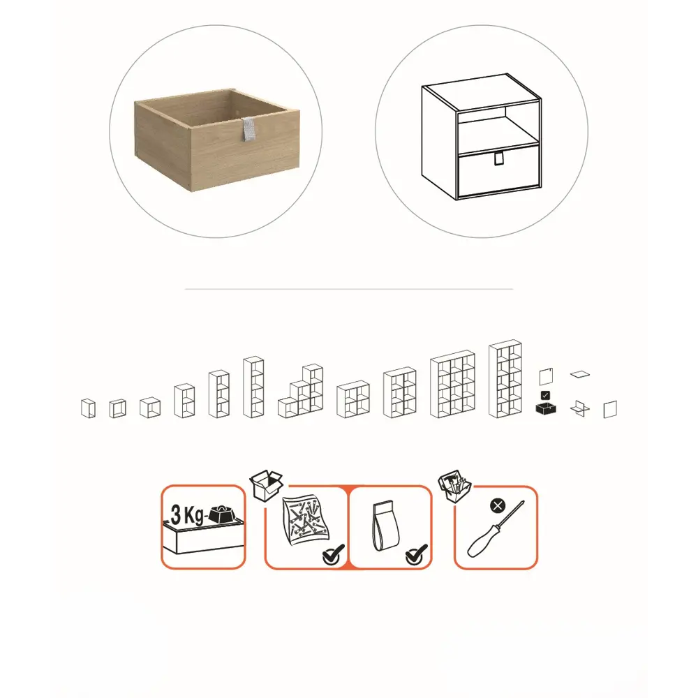 Ящик выдвижной KONSENSA Руан 32.4x15.3x1.6 см ЛДСП цвет дуб STLM-2115073 - Вид №12