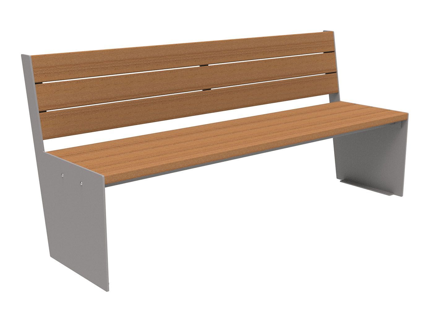 Скамья из окуме со спинкой Lazzari TAUT WOOD ARCH-00118857 - Вид №16