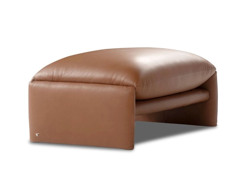 Кожаная подставка для ног / пуфик Calia Italia Superior ARCH-00049752