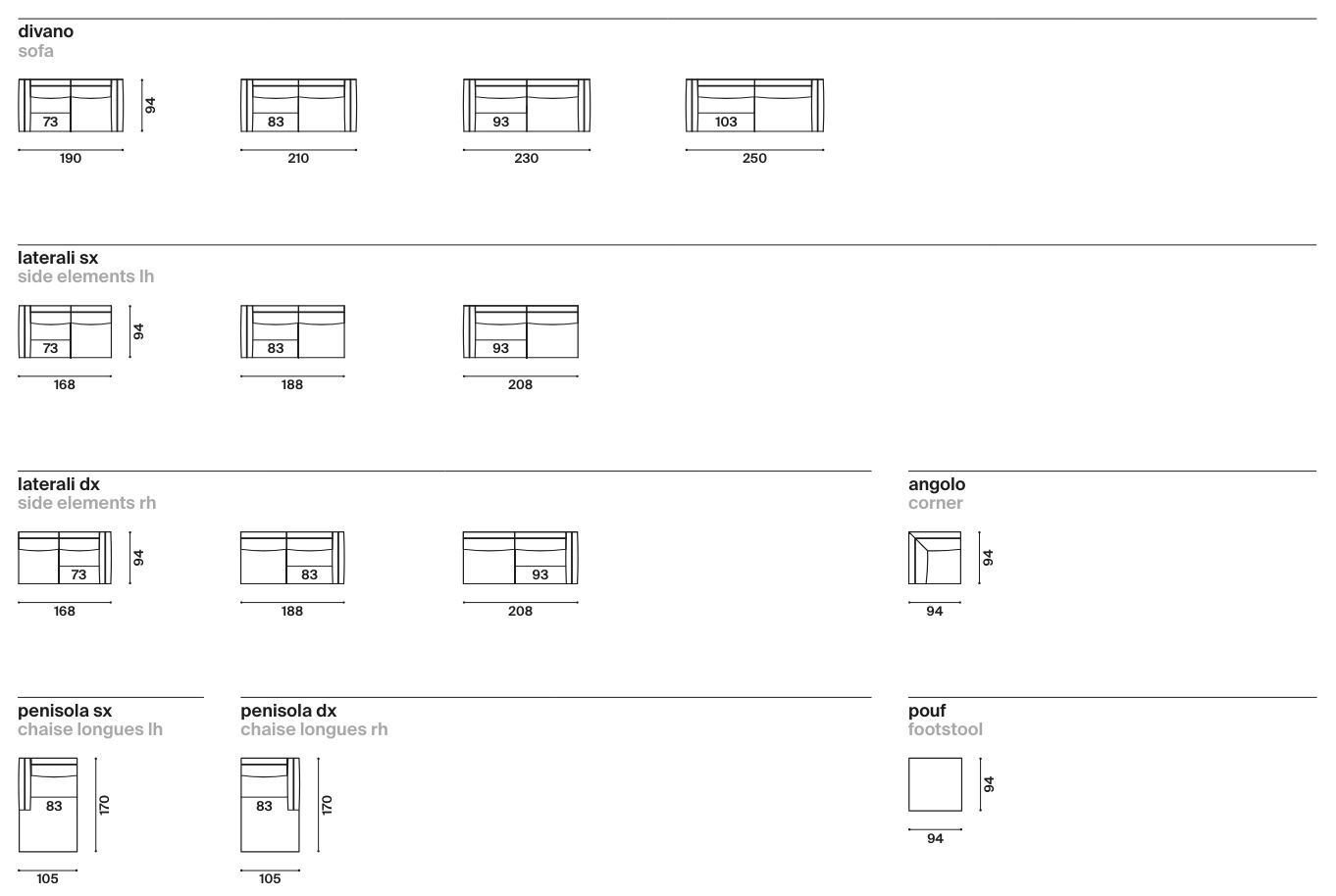 Угловой диван из ткани Twils WILSON ARCH-00057315 - Вид №2