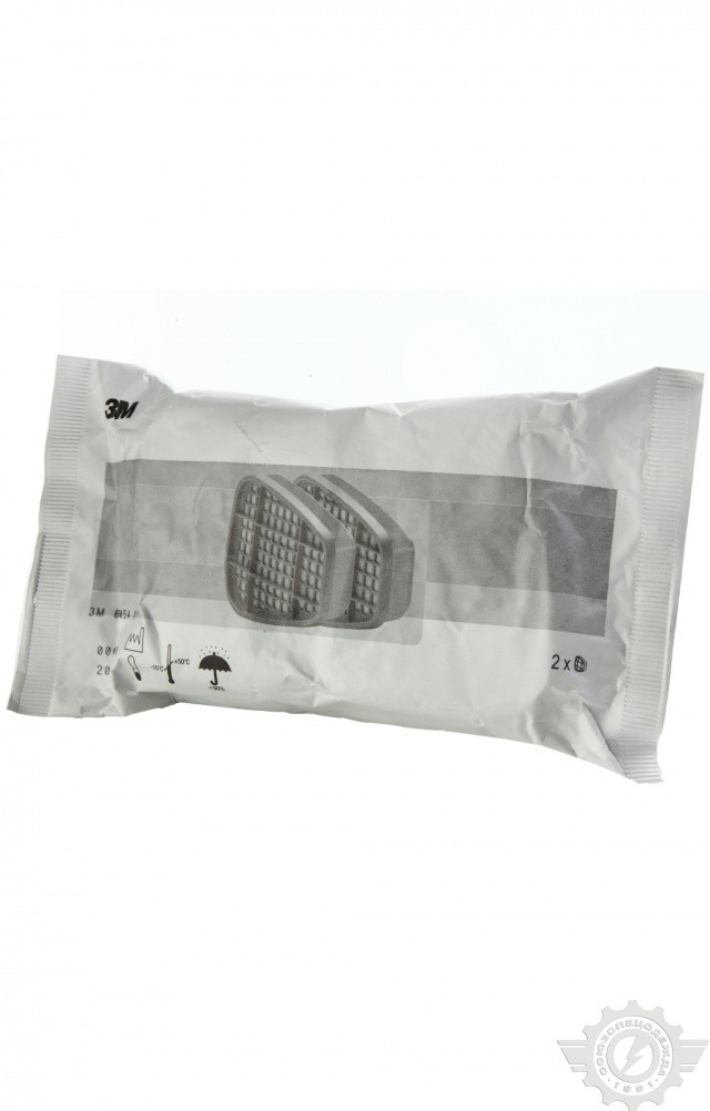 59271 Сменный патрон 3М 6054 (пара)  Средства защиты органов дыхания размер Спецодежда  - Вид №1