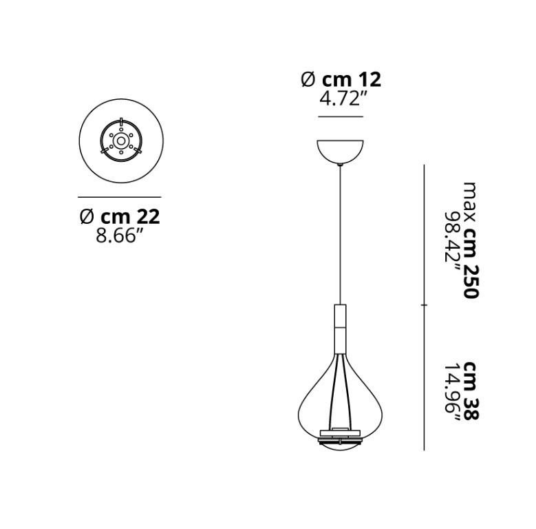 Studio Italia Design Sky-Fall Medium SO1 148008 подвесной светильник 109975 - Вид №2