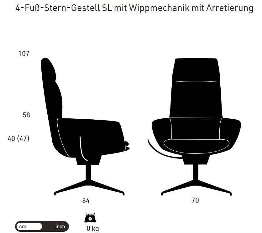 Вращающееся кресло с подлокотниками KFF Faye ARCH-00055386 - Вид №2