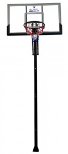 Стационарная баскетбольная стойка royal fitness 54”, поликарбонат Royal Fitness