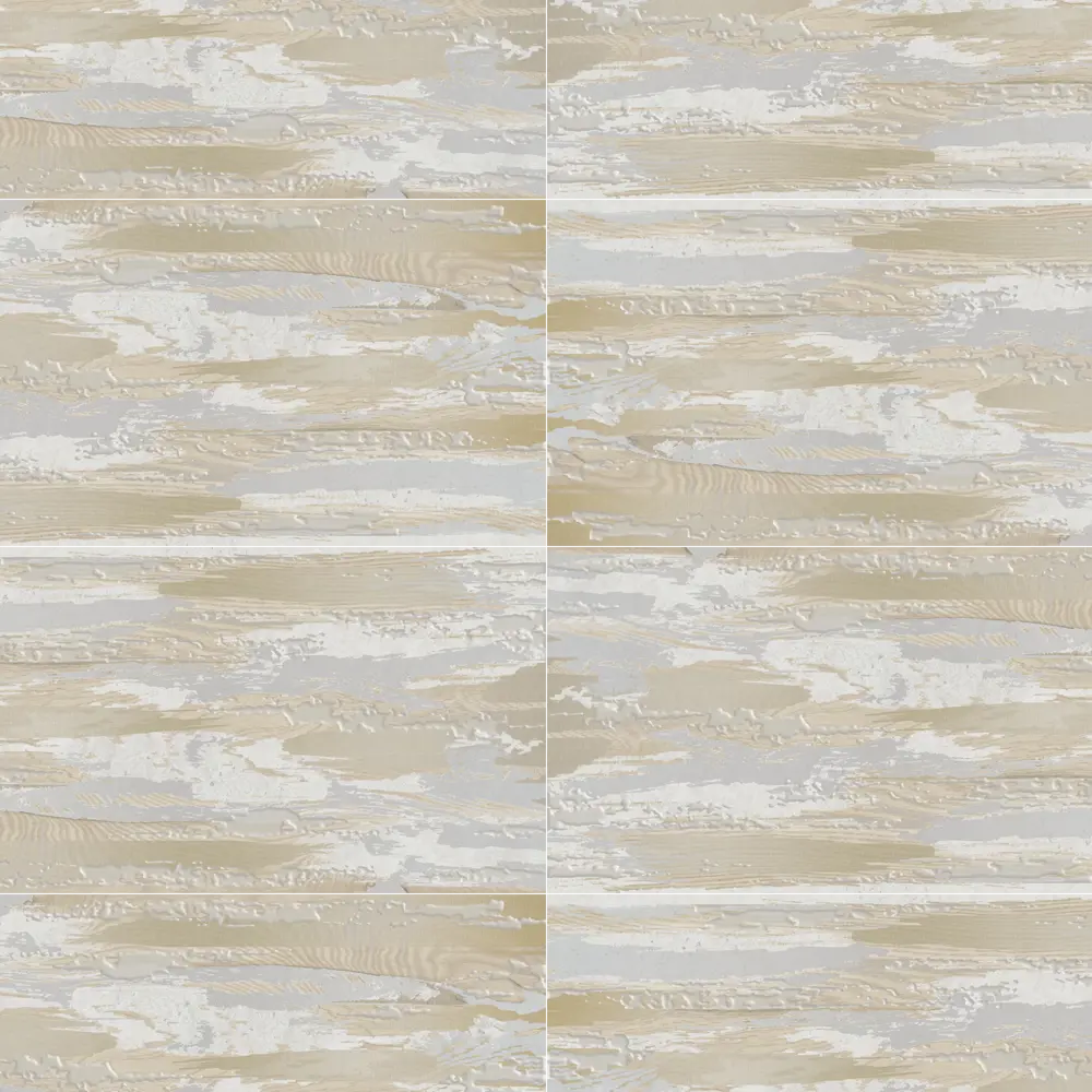 Декор настенный Azori Grunge Vitri Art Light 31.5x63 см матовый дерево цвет бежевый STLM-2103105 - Вид №1