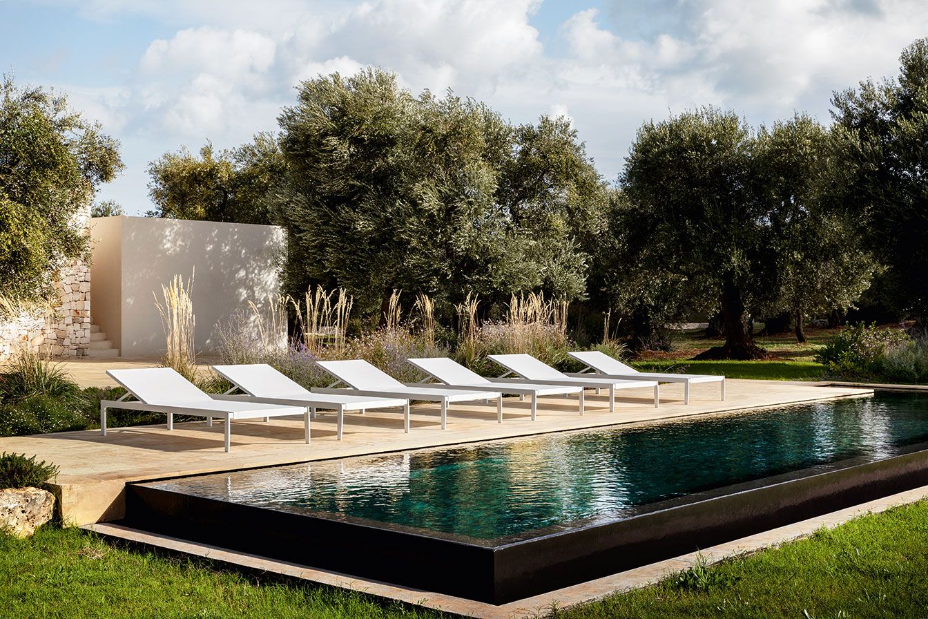 Алюминиевая и текстиленовая Садовая кровать MY YOUR Push ARCH-00142668 - Вид №3