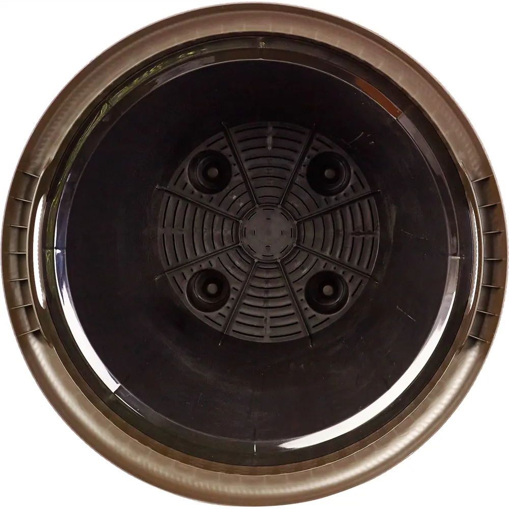 Кашпо для цветов Ingreen Rattan ø47 h47 см v50 л пластик французский платан STLM-2082568 - Вид №3