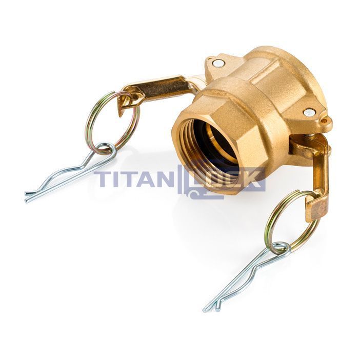 Камлок латунный тип D розетка, внутр. резьба BSP 3/4", TL75DBR TITAN LOCK  - Вид №4