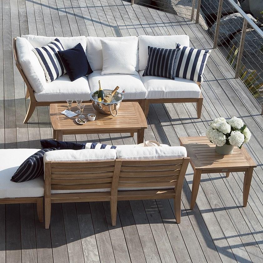 JANUS et Cie Прямоугольный журнальный столик из тика Relais sun-id-1428893 - Вид №6