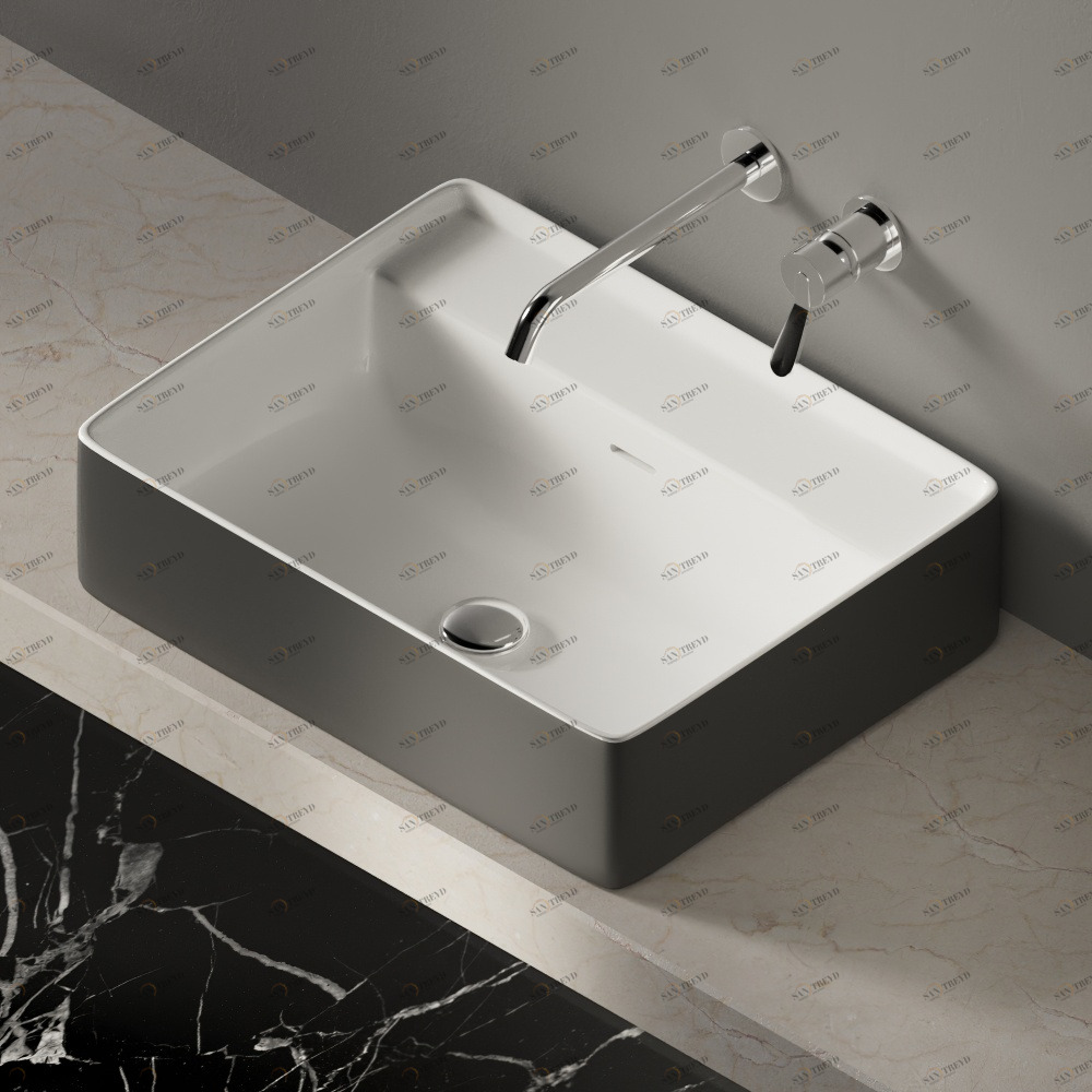 ACER0705M0RZG Накладная раковина на столешницу  прямоугольная Agape 