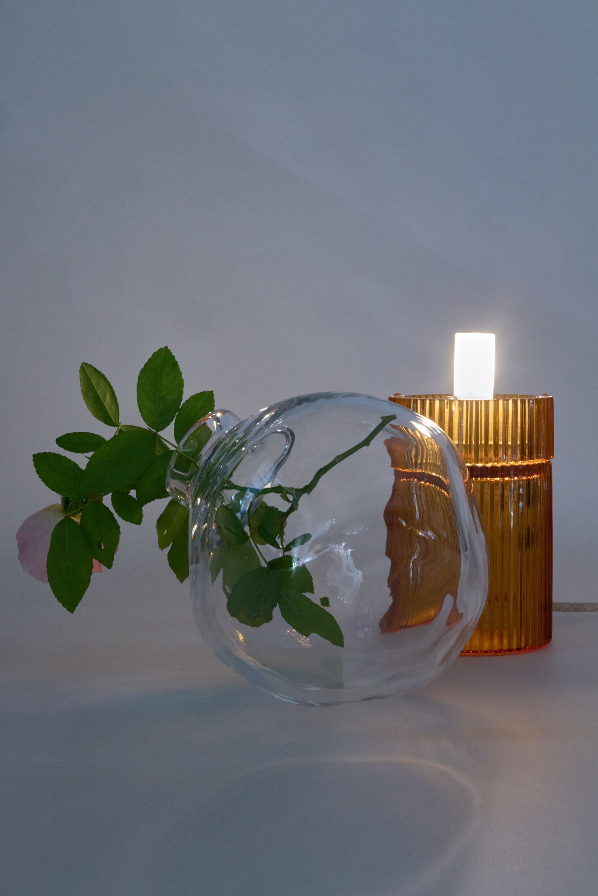 Настольная лампа из дутого стекла Studio Bojola NINA+NUVOLA ARCH-00051516 - Вид №9