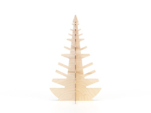 Деревянная напольная стойка дисплея